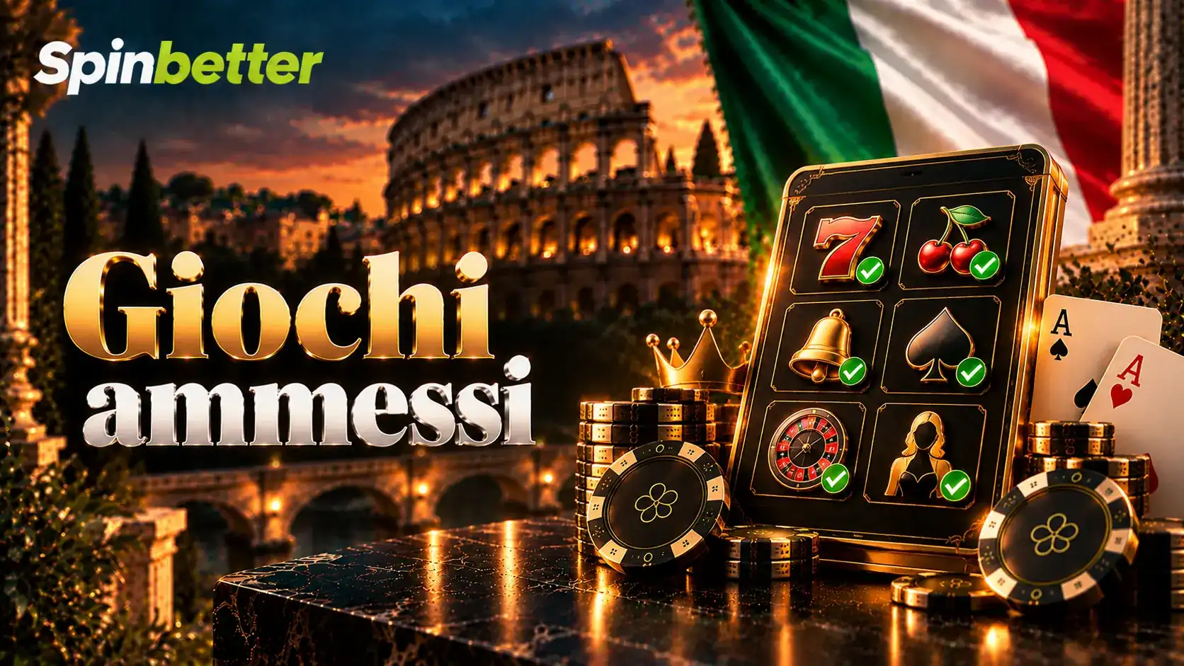 Banner sui giochi ammessi all'utilizzo dei giri gratuiti
